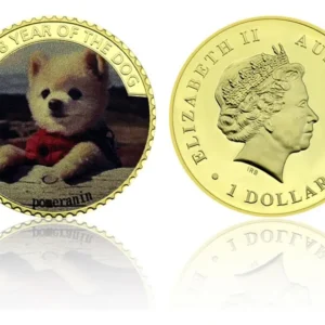 Robmar Australia-serie Perros-aleacion Baño Plata-pomerania