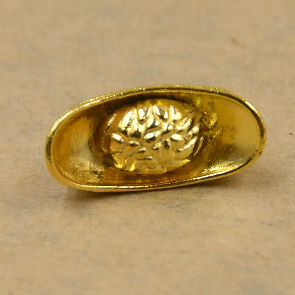 Robmar-China-Lingote De La Suerte-Trae Riqueza-Bañado En Oro 24k-2024 - Imagen 6