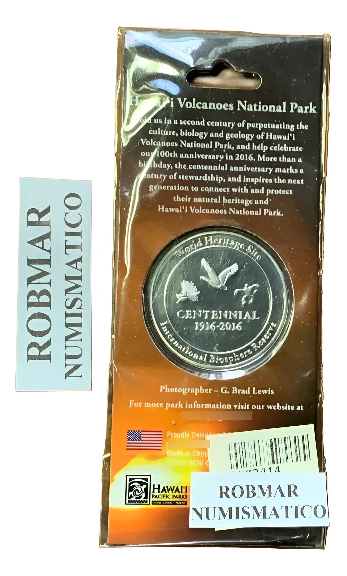 Robmar-Hawaii-Volcanoes National Park-2016-Conmemorativa - Imagen 2
