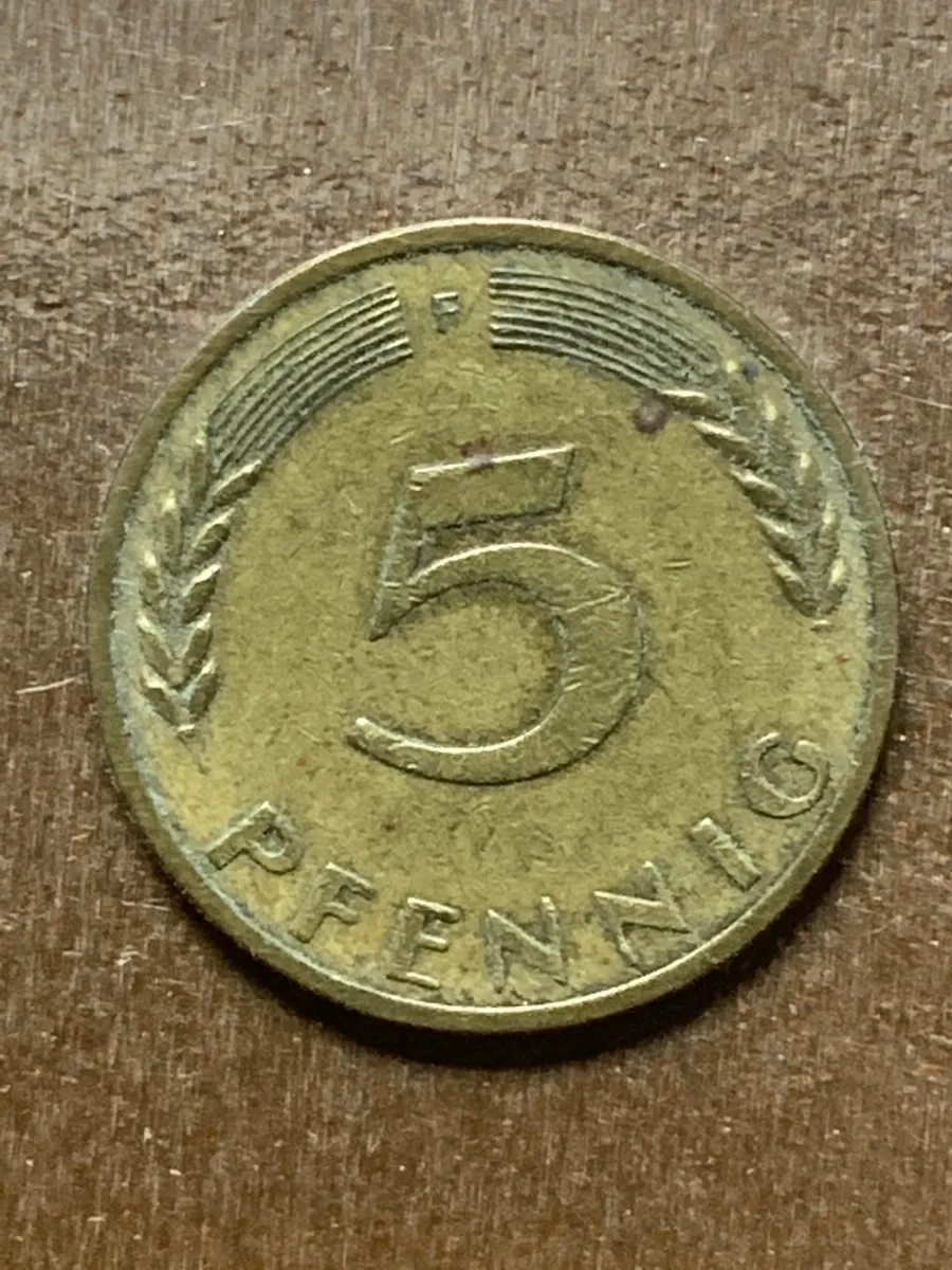 Robmar- Lote De 4 Monedas Alemania De 1..2..5..y 10 Pfennig-Diferentes Valor Facial - Imagen 7