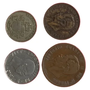 Robmar-Italia-Lote De 4 Monedas-De 5-10-20-50 Centésimos-Diferentes Valor Facial