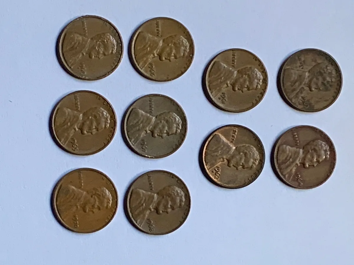 Robmar-Moneda Lote De 10 Penny (1 Cent.) Del 1991 Al 2000 (1 de cada fecha)-Para Coleccionarlos o Canje - Imagen 4