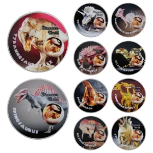 Robmar Monedas Distintos Dinosaurios Prehistóricos A Elegir