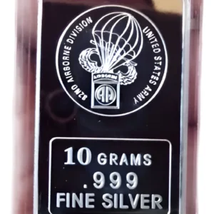 Robmar-USA-Lingote De 10g Plata Pura 24k-Golden Gate