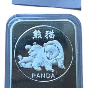 Robmar-USA-Lingote De 10g De Plata Pura 24k-N°147-Osos Panda