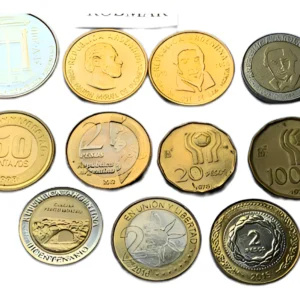 Robmar-Argentina-11 Conmemorativas,n° 6 Lote De 1 Y 2 Pesos