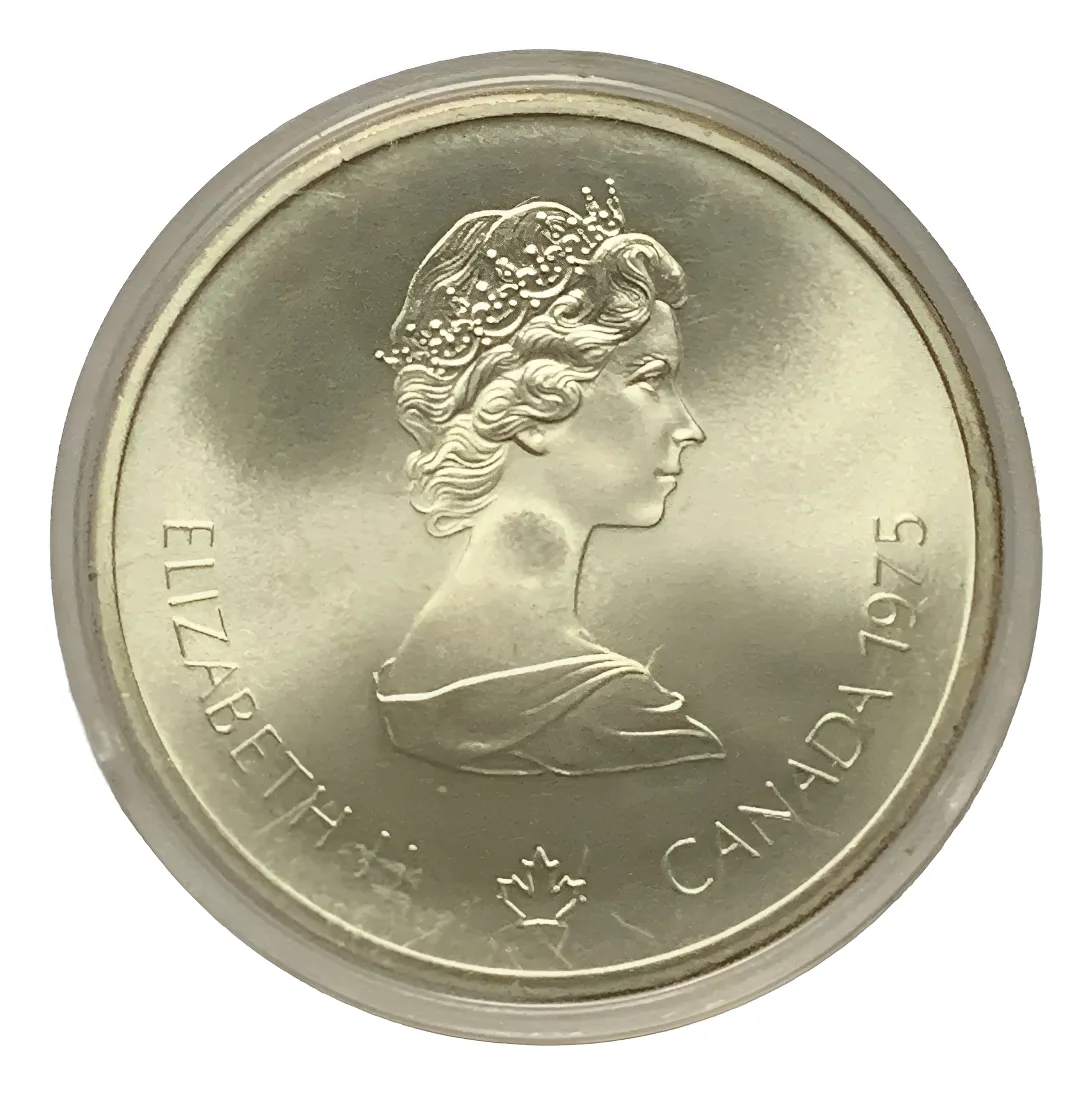 Robmar-Canadá-10 Dólares-1975-48,6g Plata 925-Sailing-Con Cápsula Protectora - Imagen 2