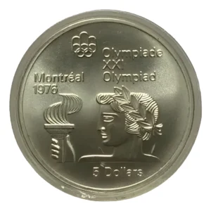 Robmar-Canadá-5 Dólares-1974-24,3g Plata 0,999-Olimpiada-Con Cápsula Protectora