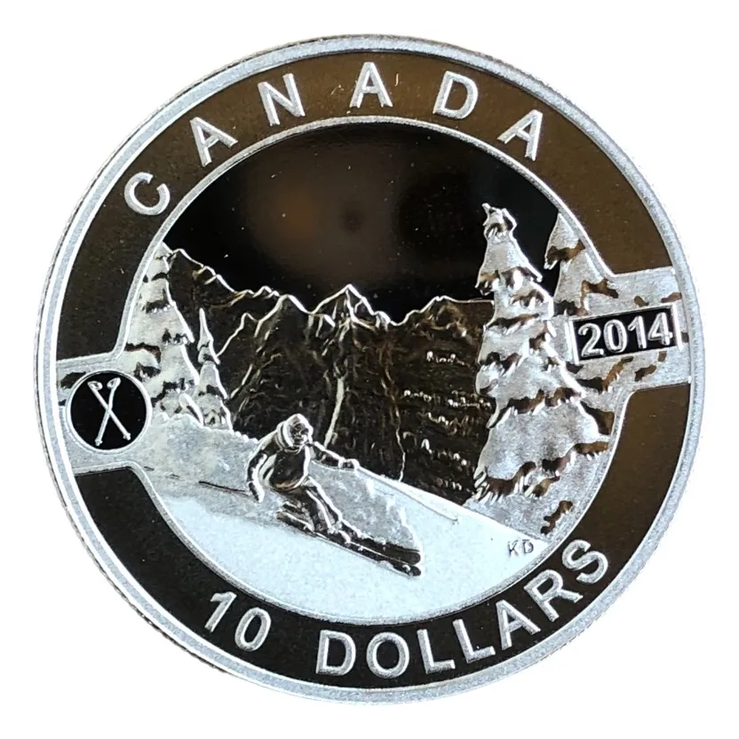 Robmar-Canadá-1/2 Onza Plata 0,9999-Proof-N°1-2014-Época Vacaciones