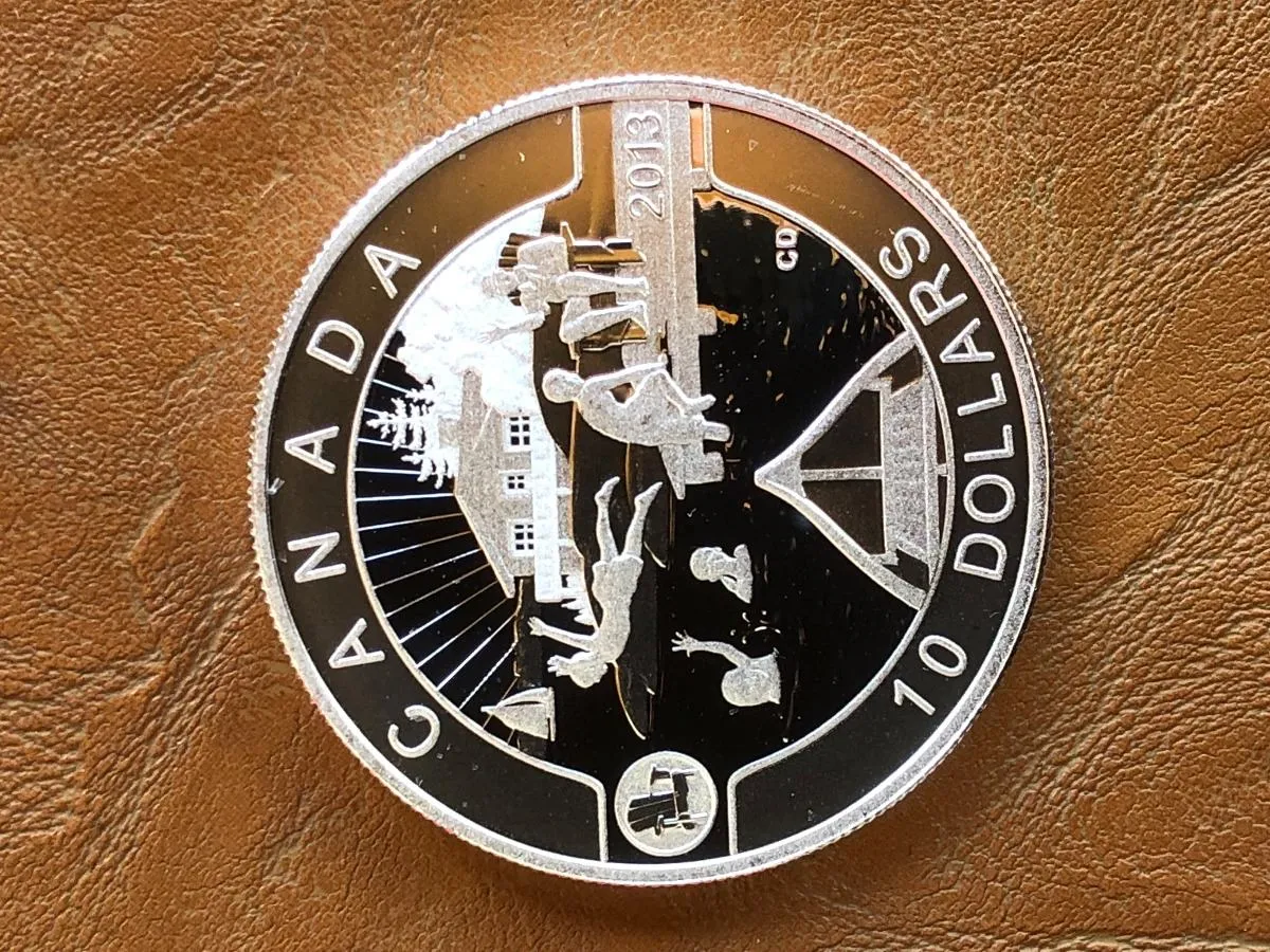 Robmar-Canadá-1/2 Onza Plata 0,9999-Proof-N°1-2014-Época Vacaciones - Imagen 2