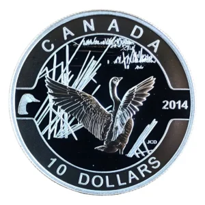 Robmar-Canadá-1/2 Onza Plata 0,9999-Proof-N°6-2014-Ganso
