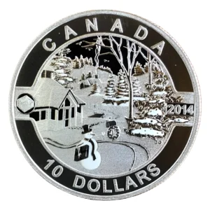 Robmar-Canadá-1/2 Onza Plata 0,9999-Proof-N°5-2014-Época Vacaciones