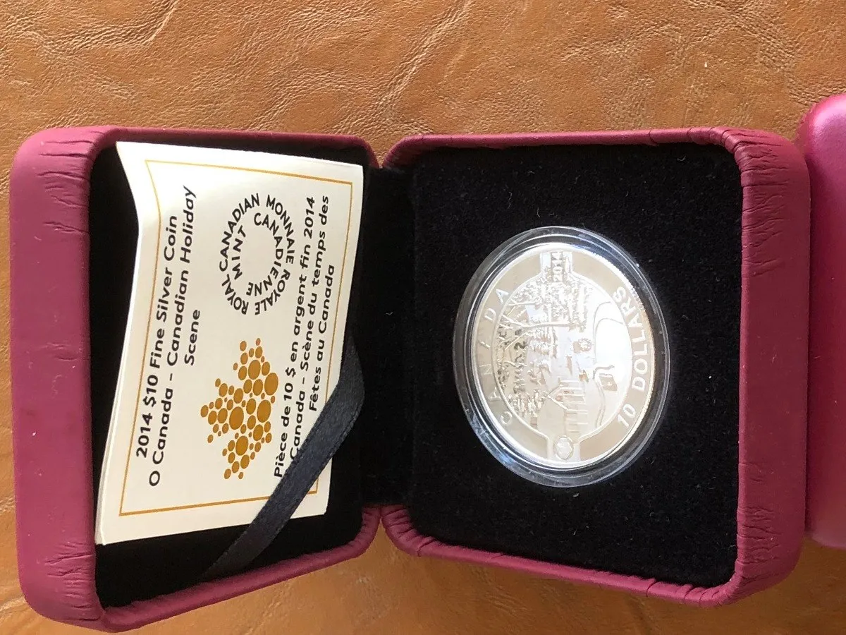 Robmar-Canadá-1/2 Onza Plata 0,9999-Proof-N°5-2014-Época Vacaciones - Imagen 3