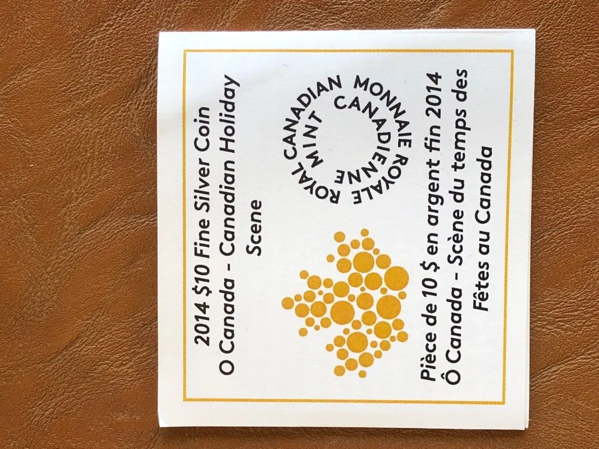 Robmar-Canadá-1/2 Onza Plata 0,9999-Proof-N°5-2014-Época Vacaciones - Imagen 4