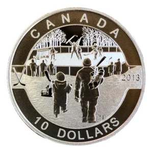 Robmar-Canadá-1/2 Onza Plata 0,9999-Proof-N°9-2013-Hockey