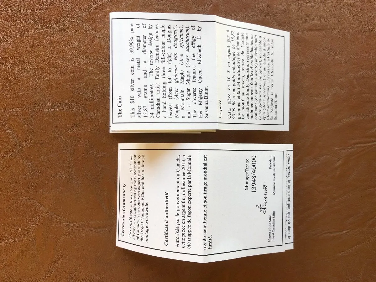 Robmar-Canadá-1/2 Onza Plata 0,9999-Proof-N°9-2013-Hockey - Imagen 7