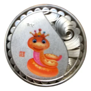 Robmar-China-1 Moneda Conmemorativa Víbora-2013 + regalo un Billete