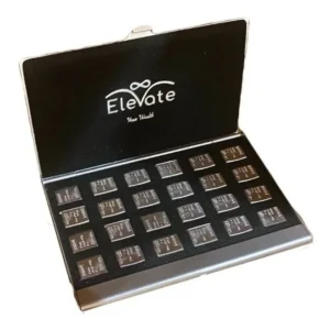 Robmar-Estuche Lleno Con 24 Lingotes De 1g De Plata 0,999-son 24 gramos de plata suisa