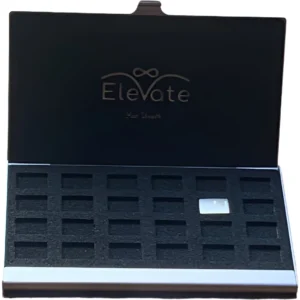 Robmar-Estuche Suizo-Guarda Hasta 24 Lingote Con 1g De Platino Incorporado Como Inversión