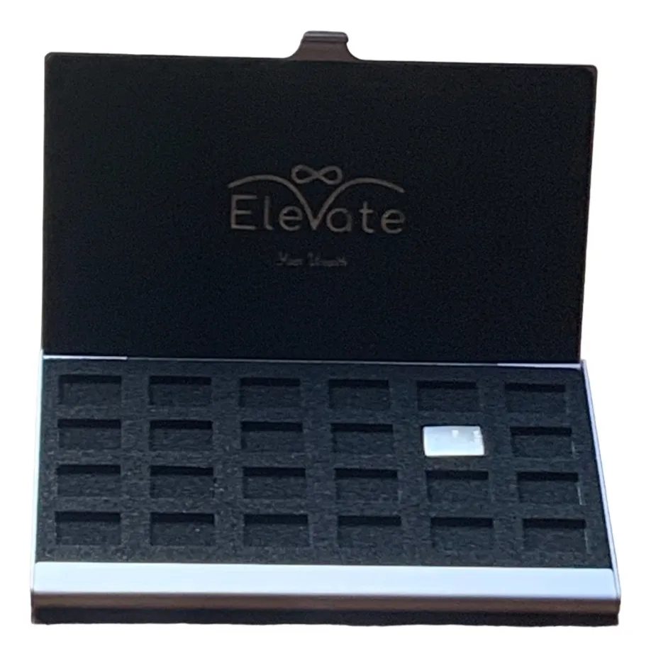 Robmar-Estuche Para Guardar Hasta 24 Lingotes con 1g de plata 24k. de refinerÃa Suiza valcambi