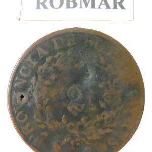 Robmar-Argentina-f68-son 2 Reales De Buenos Aires-año1854-de la confederacion