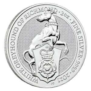 Robmar-inglaterra, Moneda De 2 Onsas De Plata Pura 24k-0,999 año 2021