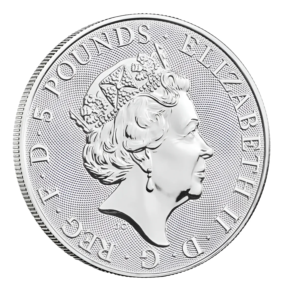 Robmar-inglaterra, Moneda De 2 Onsas De Plata Pura 24k-0,999 año 2021 - Imagen 2