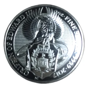 Robmar-Inglaterra-2 Onzas De Plata 0,9999-año 2017-El Alcon-serie bestias de la reina