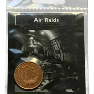 Robmar-Inglaterra-George VI-Bronce 5,40g-1/2 Penny-del año 1945