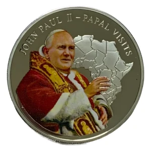 Robmar-Liberia-1000 Schillings-2003-proof-Papa Johh Paul II-Recuerdo De Su Visita Allí