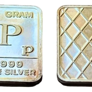Robmar-USA-Lingote de 1g De Plata Pura 0,999-Letra " P "