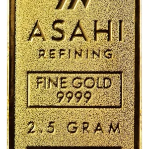 Robmar-USA-Lingote De 2,5g Oro Puro 24k 0,9999-REFINERIA Asahi