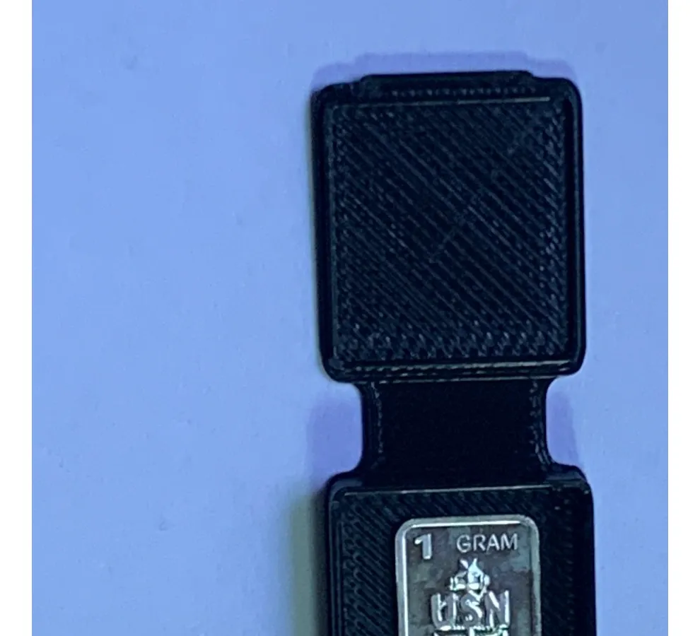 Robmar-USA-Lingote De 1g Plata Pura 24k 0,999-N°108-Símbolo De Los Marines - Imagen 3