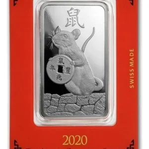 Robmar-lingote Pamp Suiza Plata-pura 999 Suiza Rata 31,12 Gr