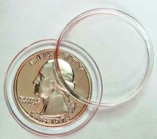 Robmar-Lote De 10 Cápsulas Plasticas Para Proteger Monedas-Distintas Medidas - Imagen 3