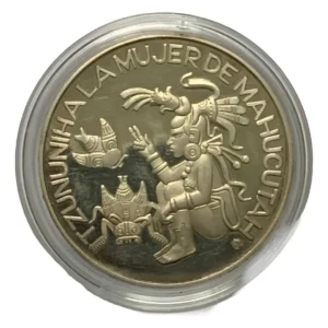 Robmar-México-1 Onza Plata 0,9999-Ahauquiche Y Itzununiha-Con Cápsula Protectora