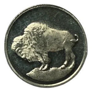 Robmar-Moneda-1g Plata 24k-Búfalo-Con Cápsula Protectora-Certificada