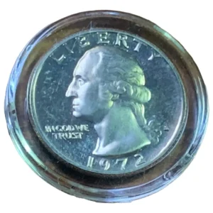 Robmar-USA-Moneda 25 Cents-1972(s)-Cobre/Níquel-Proof-Sin Circular