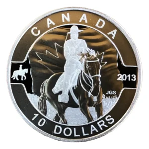 Robmar-Canadá-1/2 Onza Plata 0,9999-Proof-N°3-2013-Vaquero