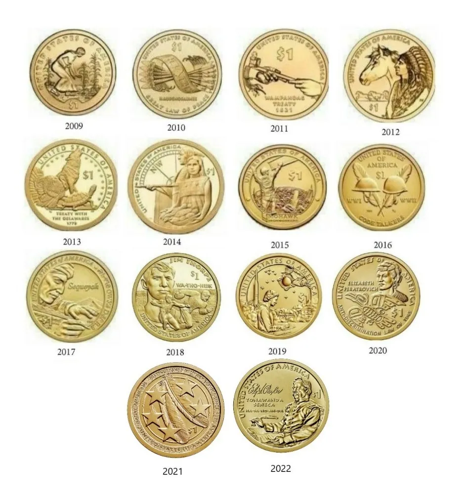 Robmar-Moneda De La Serie De 1 Dólar Sacagawea-2024 - Imagen 4