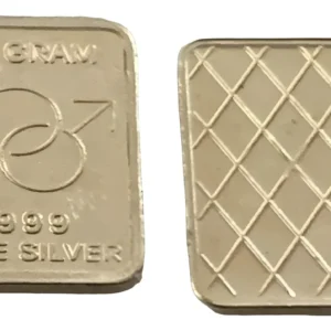 Robmar-USA-Lingote De 1g Plata Pura 24k 0,999-N°109-Símbolo De Unicef