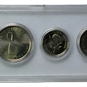 Robmar-Panamá-Blister De 5 Moneda 1/10 Centésimo 1/2-Balboa-Sellado