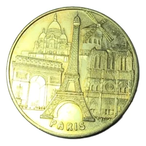 Robmar-Francia-Medalla serie N°12-conmemorativa-Torre Eifeil Y Monumentos
