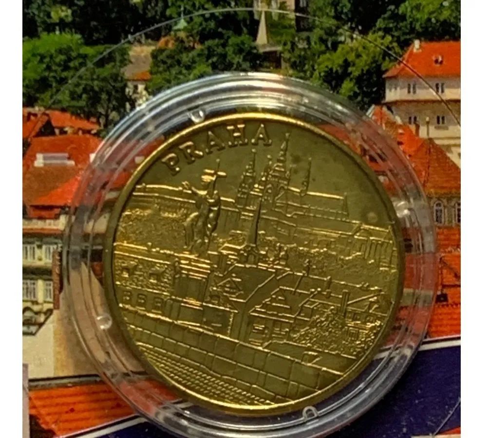 Robmar-República Checa-Moneda Praga-Blister Histórico Sellado - Imagen 3