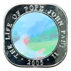 Robmar-Somalia-500 Shilling-Bañada En Plata-El Papa II-El Papa Bueno