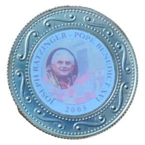 Robmar-Somalia-1 Dólar-Cobre/Níquel-2005-Conmemorativa-El Papa Benedicto