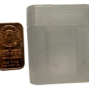 Robmar-tubo Plástico Para Guardar 20 Monedas-lingotes1 Onza