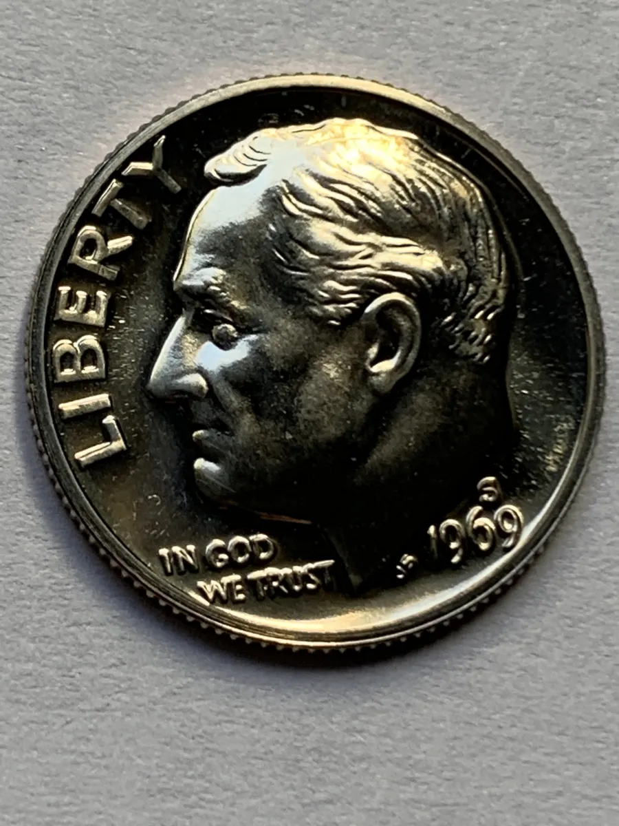 Robmar-USA-10 Cents-Plata 900 2,5g-1964-Clasificada-14 - Imagen 3