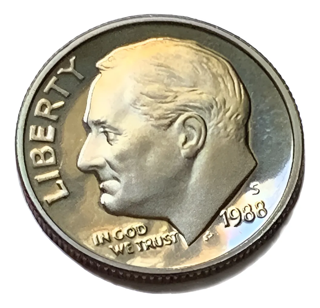 Robmar-u.s.a.10 Cent. 1988 Prof Ceca S-certificada Y Capsula