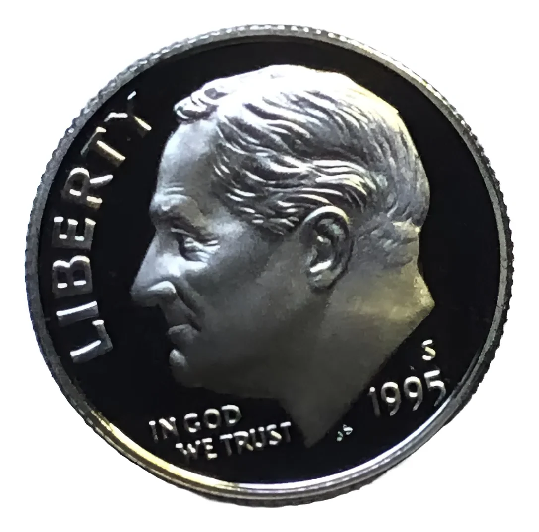 Robmar-USA-10 Cents-1995(s)-Proof-Con Cápsula Protectora-Certificada